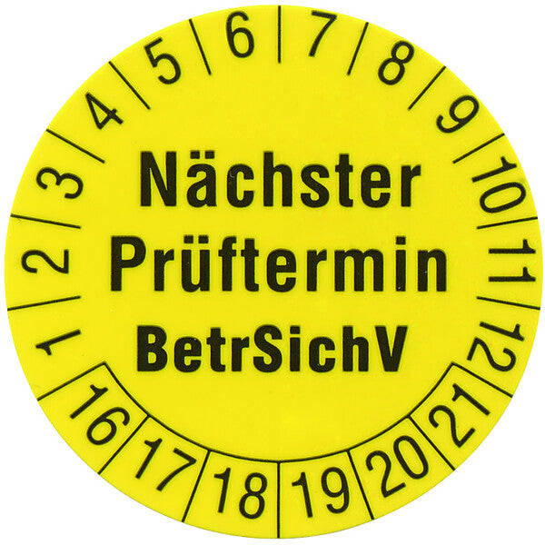 Beha-Amprobe Prüfetiketten 30mm FTC00001239D(VE250)